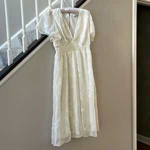 Baltic, born short cream dress, perfect for bridal showers